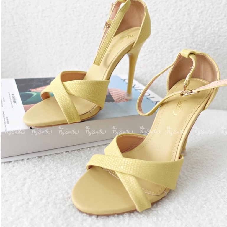 Giày sandal cao gót nữ NySmile 9P gót nhọn quai chéo - The NySmile - WILLA
