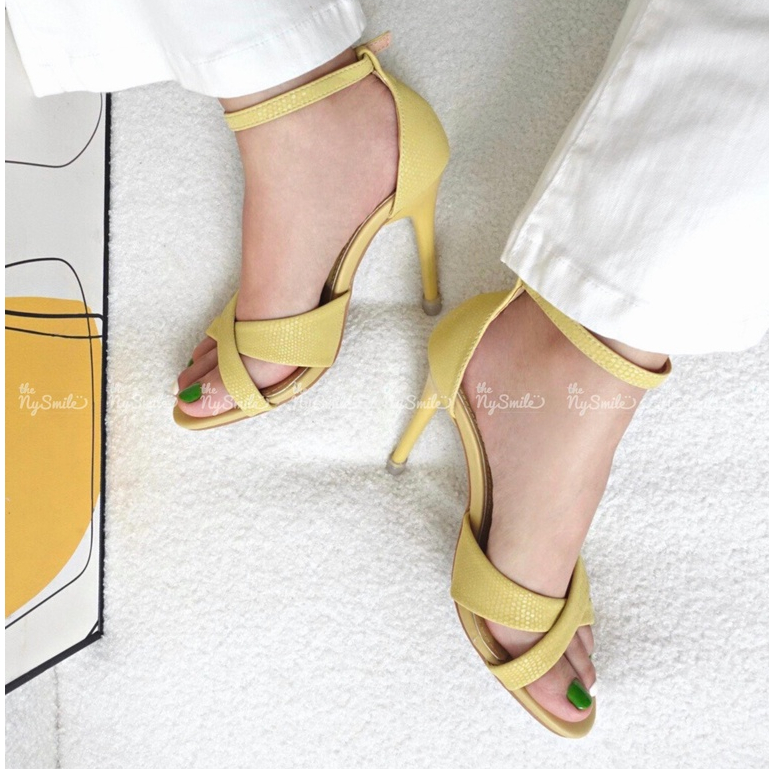 Giày sandal cao gót nữ NySmile 9P gót nhọn quai chéo - The NySmile - WILLA