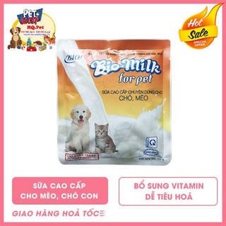  Sữa cho chó mèo con Bio  Sữa Bio Milk For Pet Gói 100g 