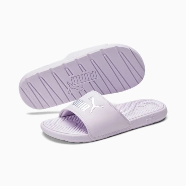 Dép Chính Hãng Puma Cool Cat Jr Lavender Fog Shop Xám Store