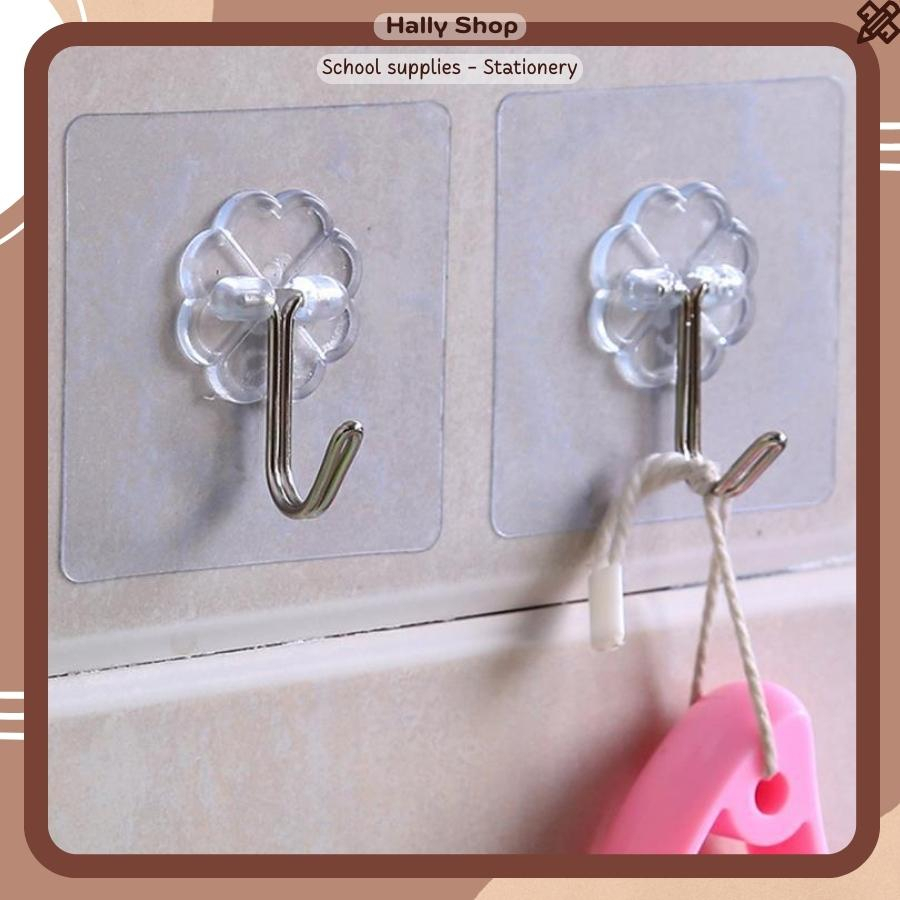 Miếng dán tường trong suốt, siêu dính, chịu lực tốt, chắc chắn tiện lợi  - Hally shop