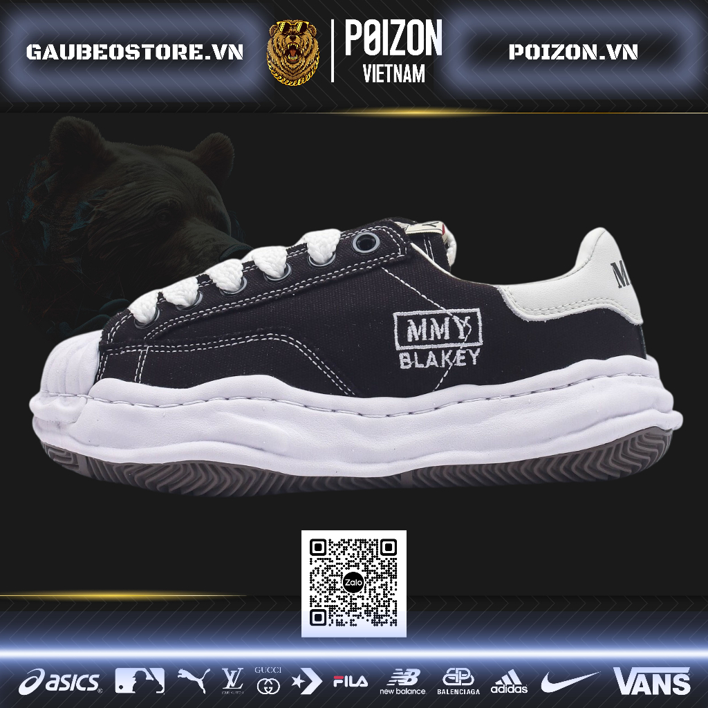 Giày Best Original Quality *like*auth like*authentic Sneaker *_MMY/Maison MIHARA YASUHIRO Original Sole Canvas Low 0529Z