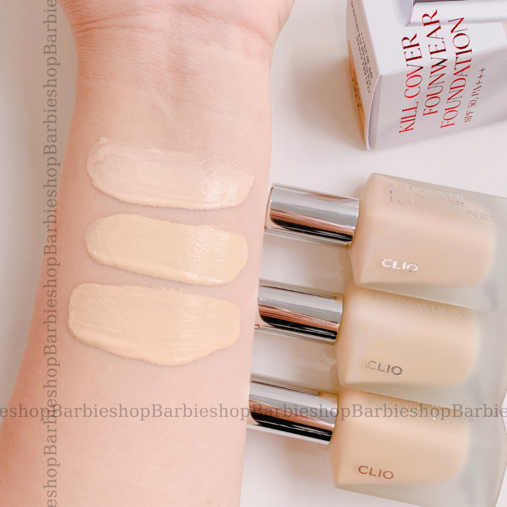 Kem Nền Che Khuyết Điểm Clio Kill Cover Founwear Foundation SPF30 13g - 38g