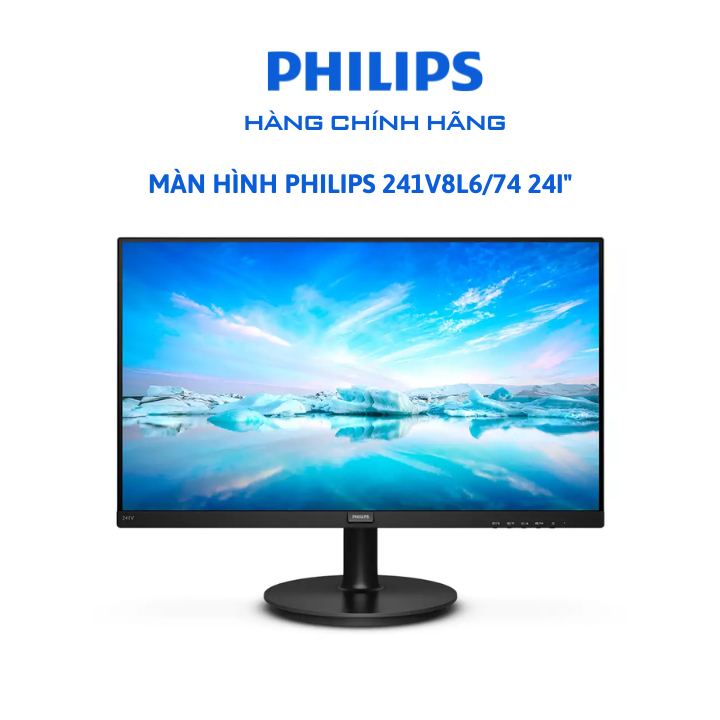 Màn hình Philips 241V8/74 24inch (23.8 IPS FHD 75Hz, HDMI+VGA)