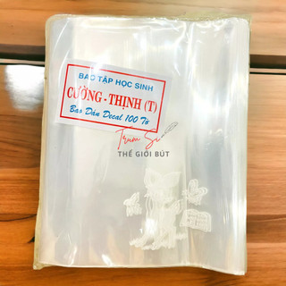 (Xấp 100 bìa) Bao tập, bao vở loại dày hình nai đặc biệt Cường Thịnh