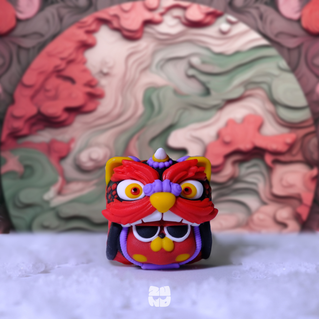 Keycap Artisan bàn phím cơ ZunoStudio Lion Dance - Hàng chính hãng
