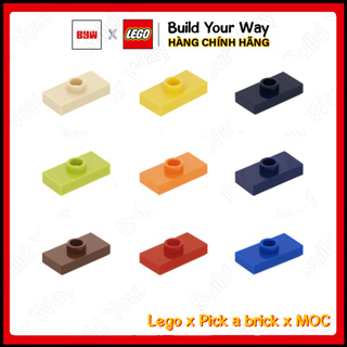 Gạch Lego tấm 1x2 có nút ở giữa 15573 Plate