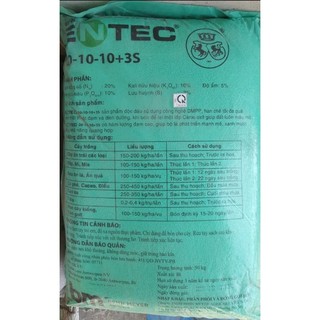 Phân bón 20.10.10 Đức túi 1kg