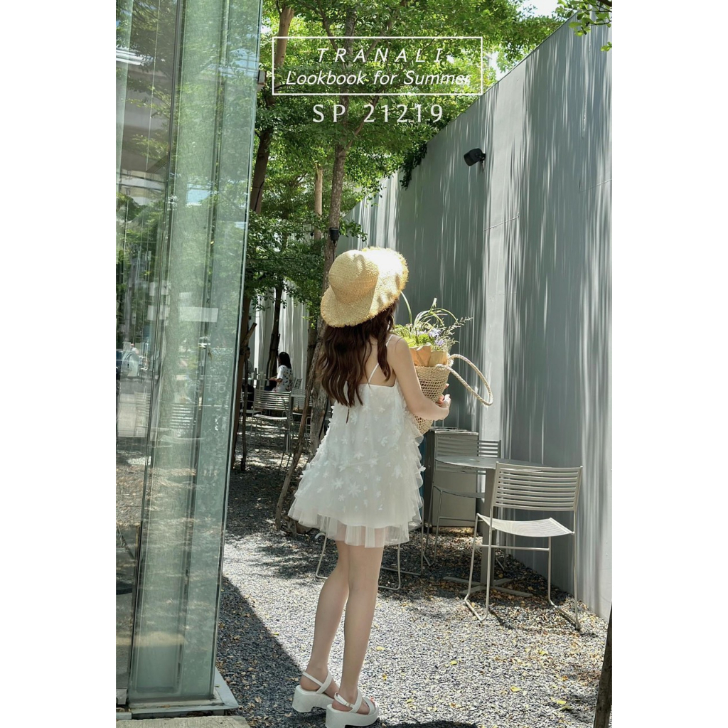 Đầm BabyDoll Thiết Kế 2 Dây, Váy Maxi Tiểu Thư Đi Biển Chất Ren Bướm Thiết Kế Đi Chơi Đi Tiệc Siêu Sang Chảnh