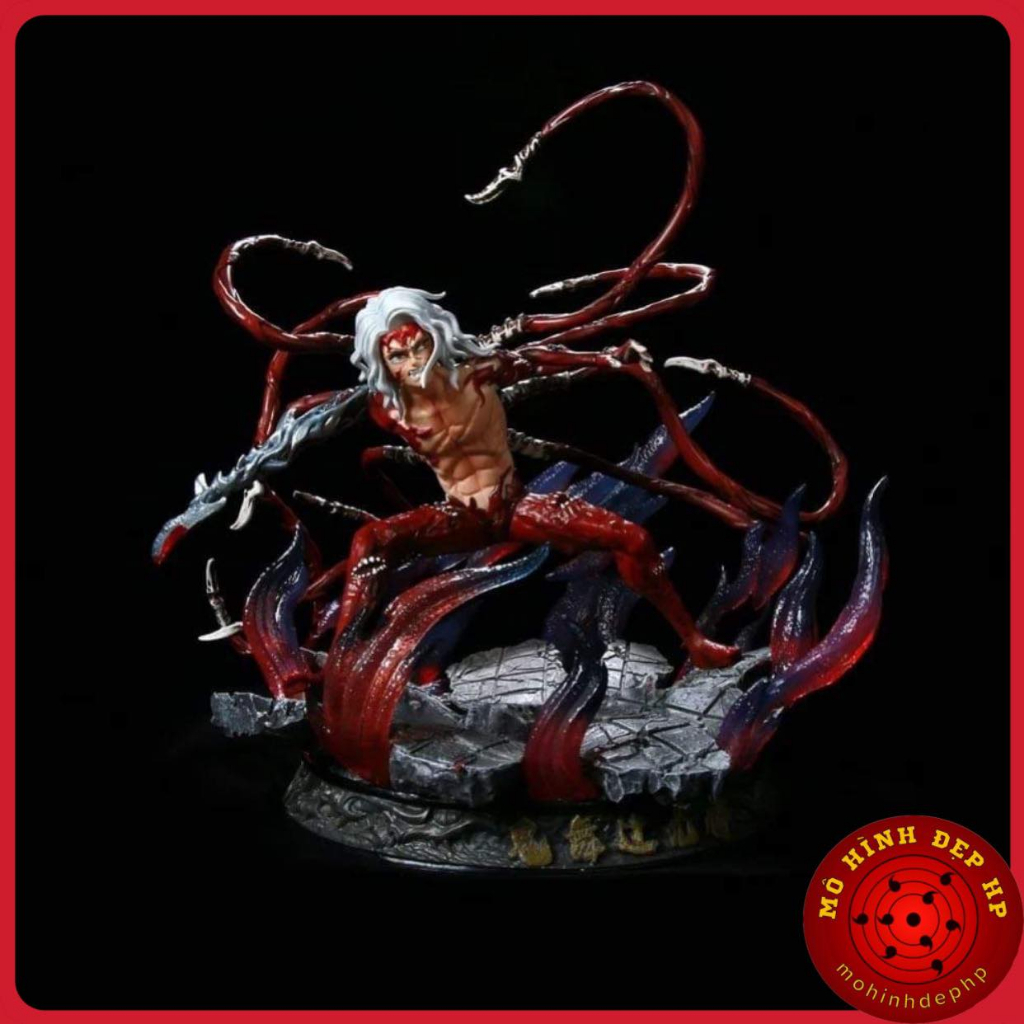 Mô hình chúa quỷ Muzan Kimetsu no Yaiba Thanh gươm diệt quỷ có đèn led hộp màu