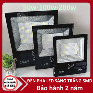 Đèn pha led ánh sáng trắng 50w, 100w, 200w SMD đèn biển quảng cáo