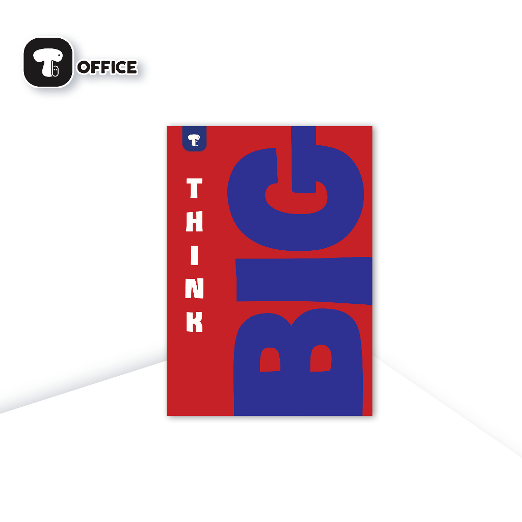 Combo Vở Kẻ Ngang Có Dot Chấm Tube Notebook BST ''Chữ Nghĩa'' 17x24cm 68 trang 60GSM - TB - Think Bi