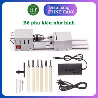 Máy tiện gỗ mini , tiện hạt tròn