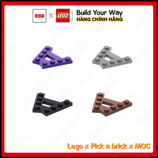 Gạch lego tấm chữ a / part 15706, 3940b: wedge, plate a-shape with 2 rows of 4 studs