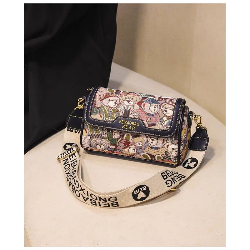 Túi đeo cheo nữ chất da PU - Túi messenger da nữ đeo chéo