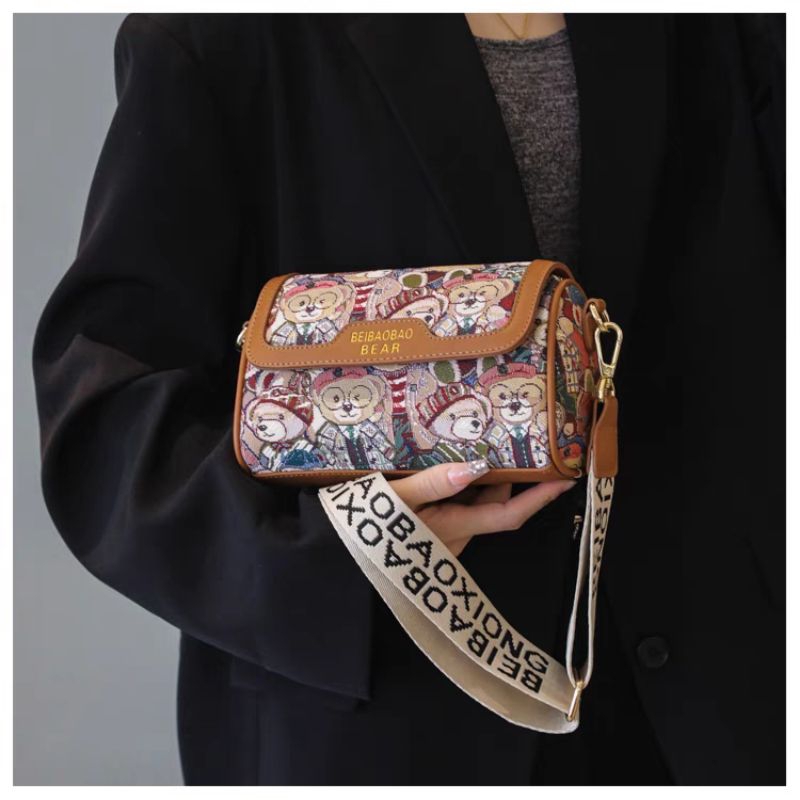 Túi đeo cheo nữ chất da PU - Túi messenger da nữ đeo chéo