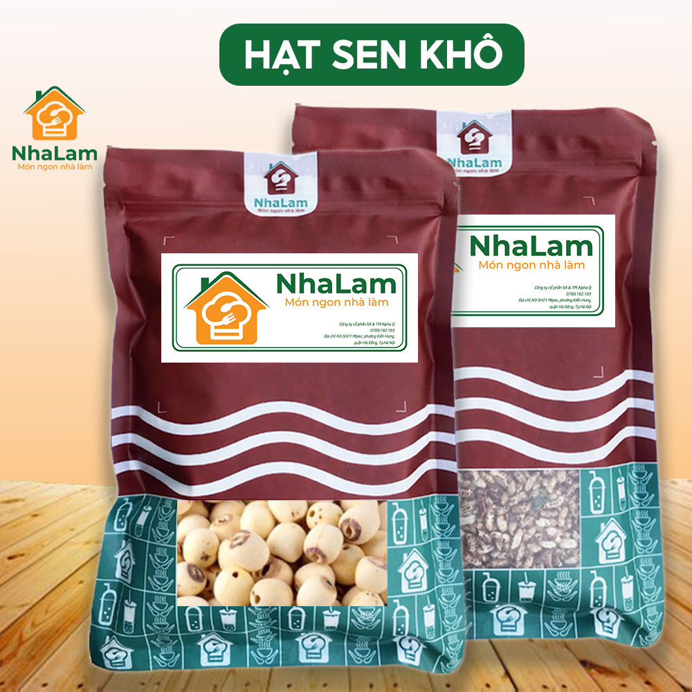 Hạt Sen Sấy Khô Nấu Chè Thơm Ngon, Bổ Dưỡng NHALAMFOOD