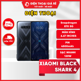 Điện Thoại Xiaomi Black Shark 4 - RAM 8-128GB [Điện thoại giá rẻ, BH 1 đổi 1, tặng dán màn]