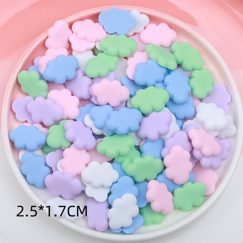 Phụ Kiện Charm Hình Đám Mây Nhiều Màu Sắc