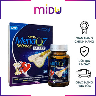 Thực phẩm hỗ trợ phát triển chiều cao cho trẻ tiền dậy thì và dậy thì MiDu Mena Q7 360mcg