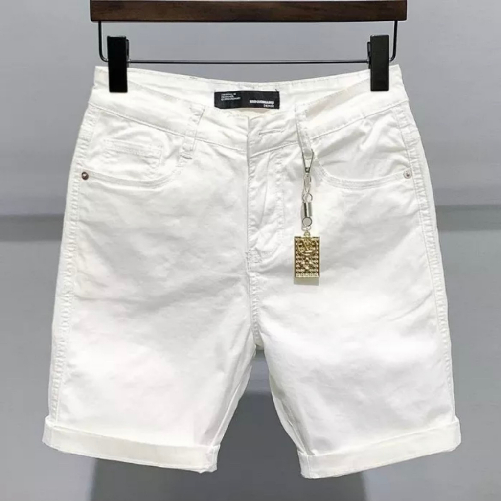 Quần short jean amiri nam rách phố vá da phong cách mẫu mới hot trend