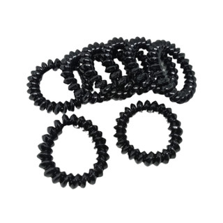 Combo 5 dây cột tóc lò xo màu đen thời trang -Cột tóc lò xo màu đen