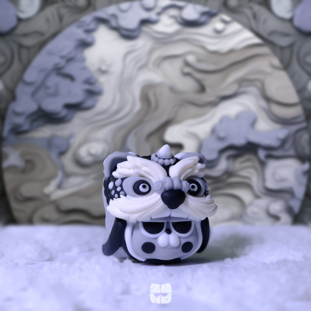 Artisan keycap - Zuno Cat Lion Dance - Nút bàn phím cơ