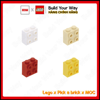 Gạch lego chính hãng 1x2x1 2/3 có 4 nút ở bên / part 22885: brick, modified 1 x 2 x 1 2/3 with studs on side