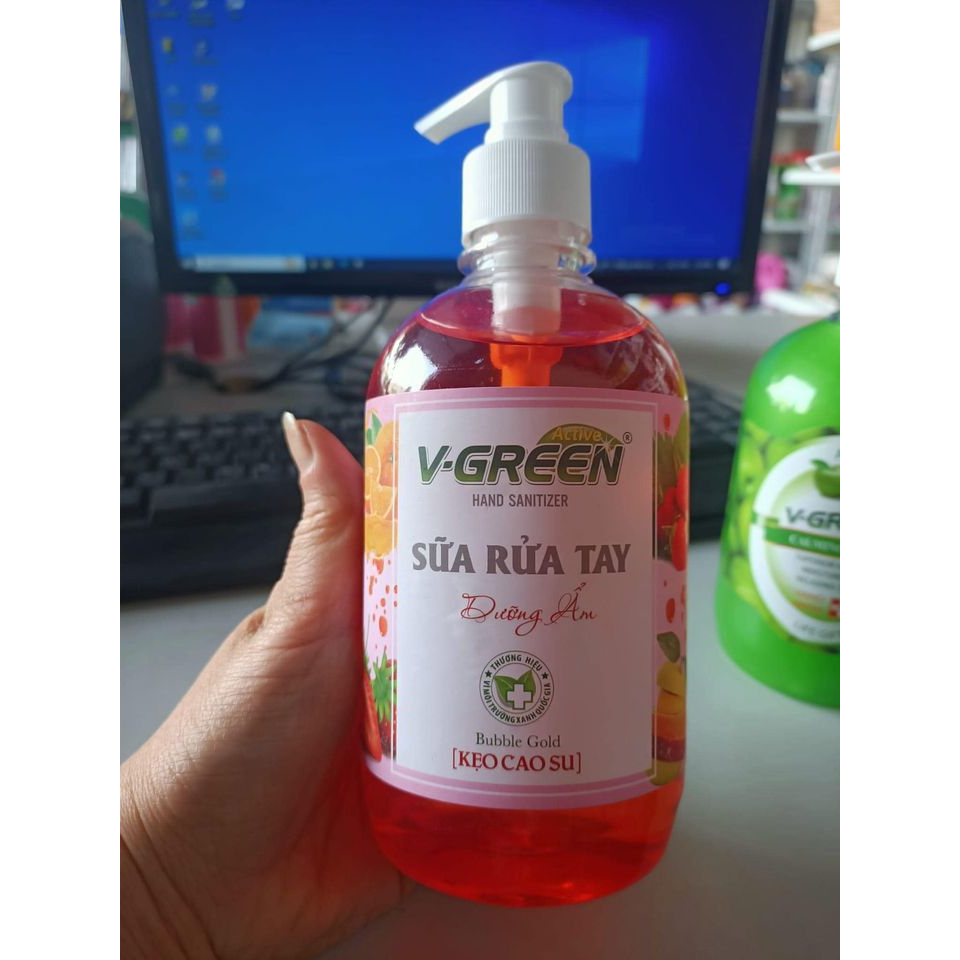 Nước rửa tay V-GREEN 500ml