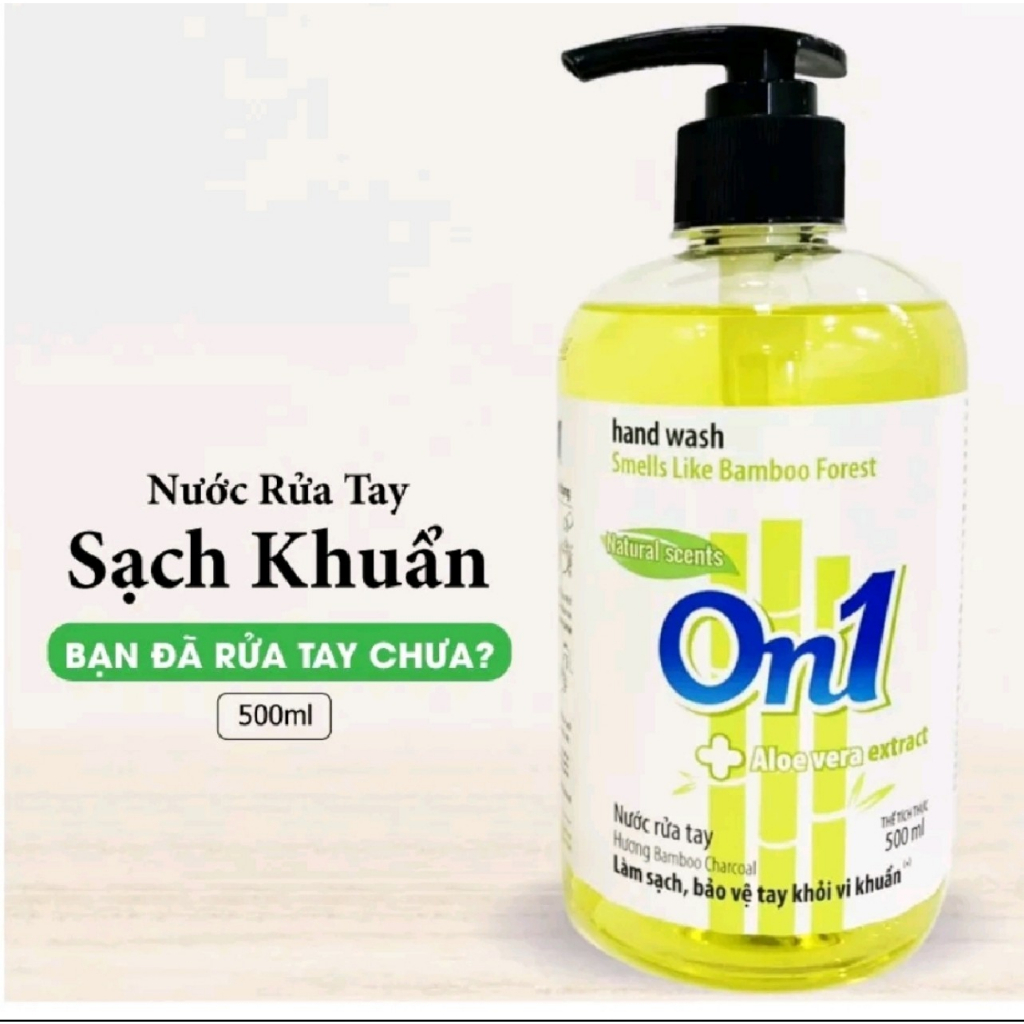 Nước rửa tay On1 cao cấp, sạch vi khuẩn, mềm da tay chai 500ml