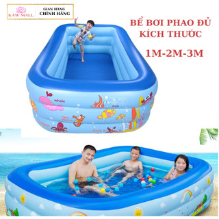 Bể bơi phao 3 tầng chống trượt kaw 3m, 2m6, 2m1, 1m8