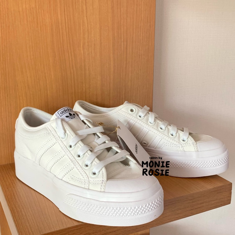 Giày Adidas Nizza Platform Trắng - Có Sẵn Size 38 Nữ
