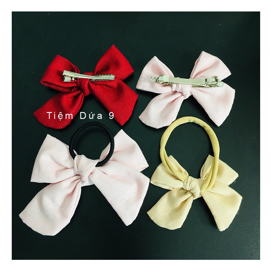 Nơ Cột Tóc Thêu Tay