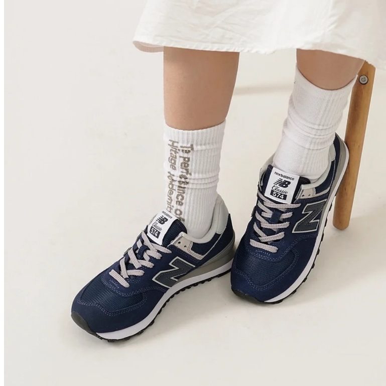 New balance 574 CLASSIC navy giày chính hãng nam&nữ