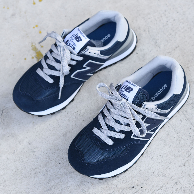 New balance 574 CLASSIC navy giày chính hãng nam&nữ