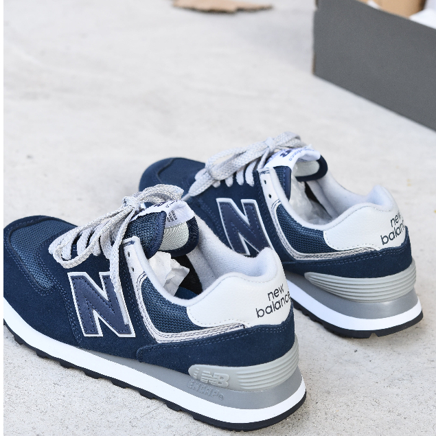 New balance 574 CLASSIC navy giày chính hãng nam&nữ