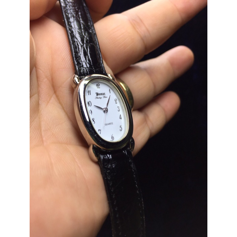 💐Đồng hồ Si Nữ Bạc Đúc 925 hiệu DONAR Nhật🎌. Hàng đã qua sử dụng