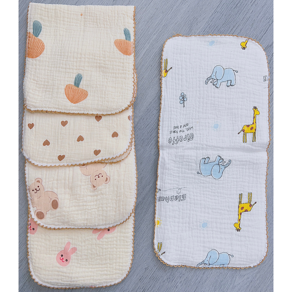 Gối Xô 10 Lớp Cho Bé 25x40cm Mẫu Mới Êm Ái