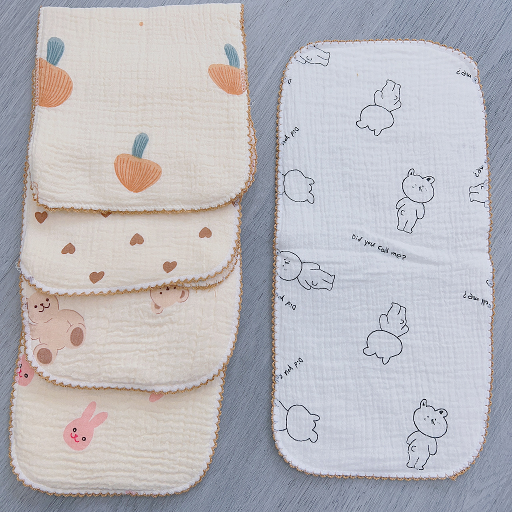 Gối Xô 10 Lớp Cho Bé 25x40cm Mẫu Mới Êm Ái