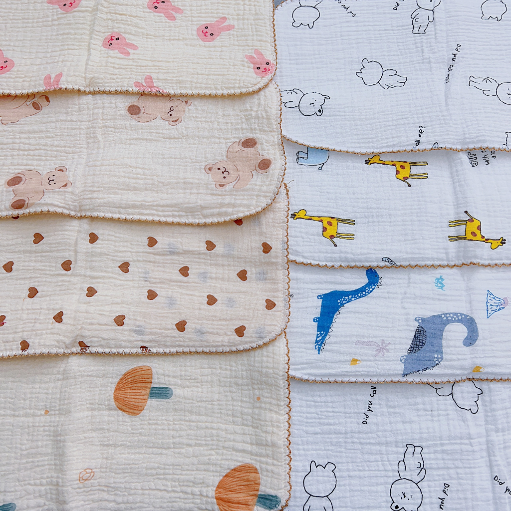 Gối Xô 10 Lớp Cho Bé 25x40cm Mẫu Mới Êm Ái