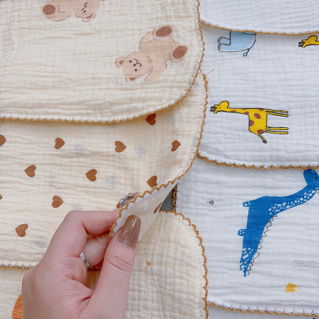 Gối Xô 10 Lớp Cho Bé 25x40cm Mẫu Mới Êm Ái