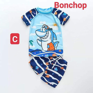 Bộ bơi bé trai (áo quần rời) (20-52kg)