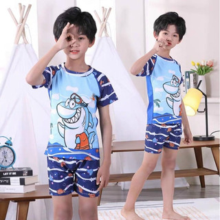 Bộ bơi bé trai (áo quần rời) (20-52kg)
