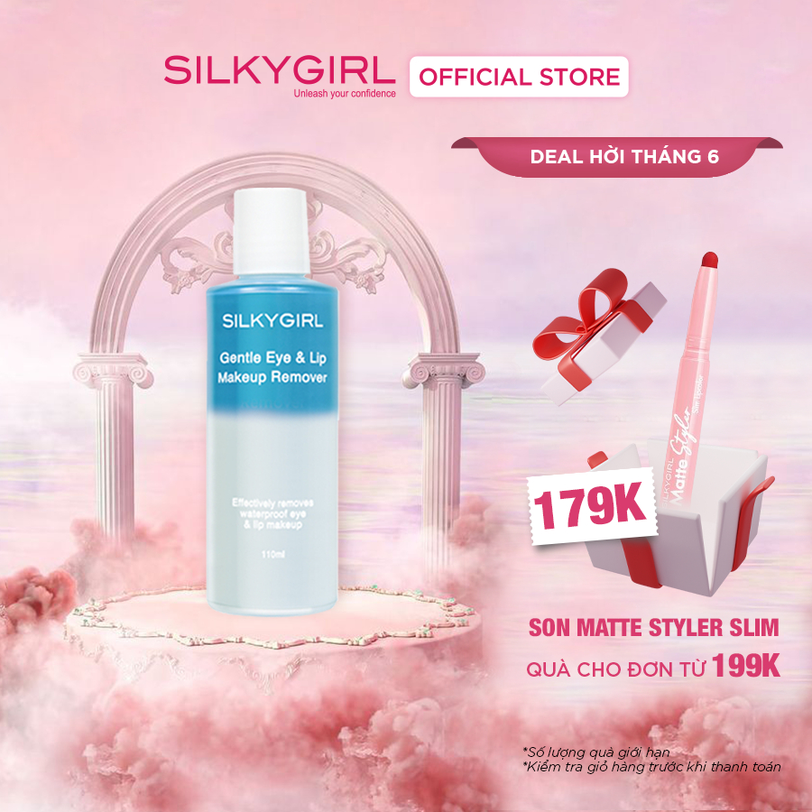 Tẩy Trang Mắt Môi Silkygirl Gentle Eye And Lip 110ml &amp; 55ml