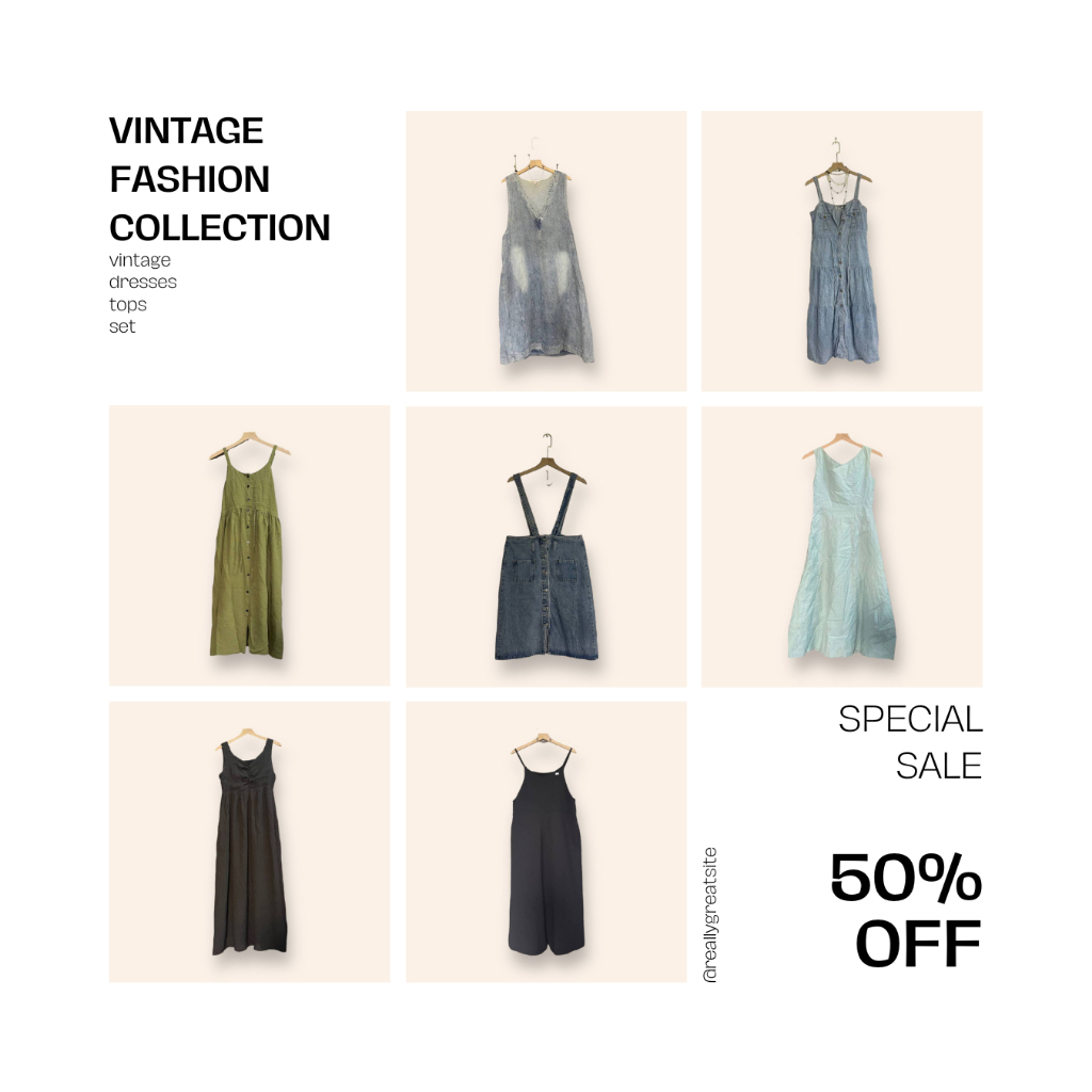 Đầm Yếm Bigsize 2Hand 2 Dây Vintage