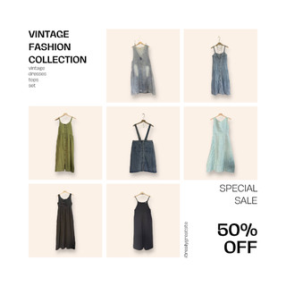 Đầm Yếm Bigsize 2Hand 2 Dây Vintage