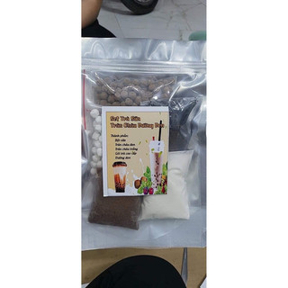 Set trà sữa chân châu đường đen