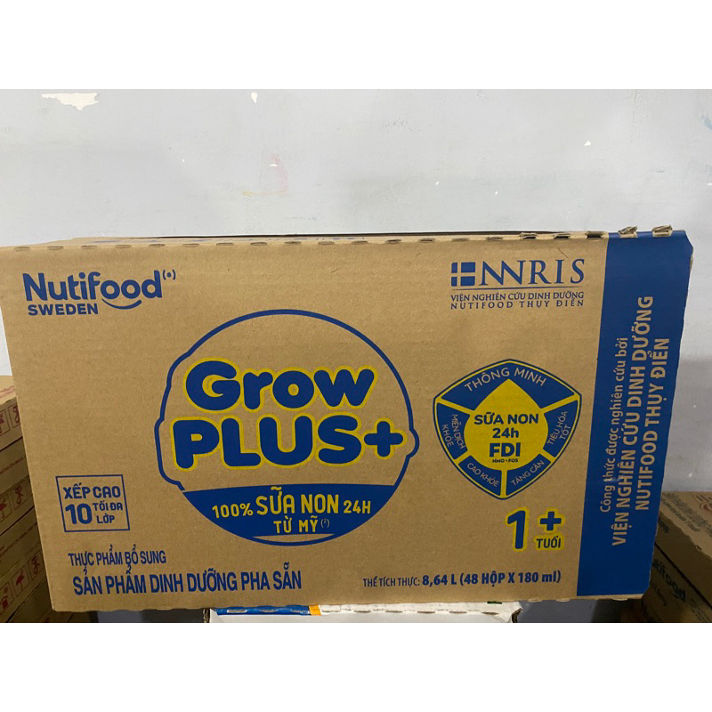 Sữa pha sẵn growplus vàng 180ml