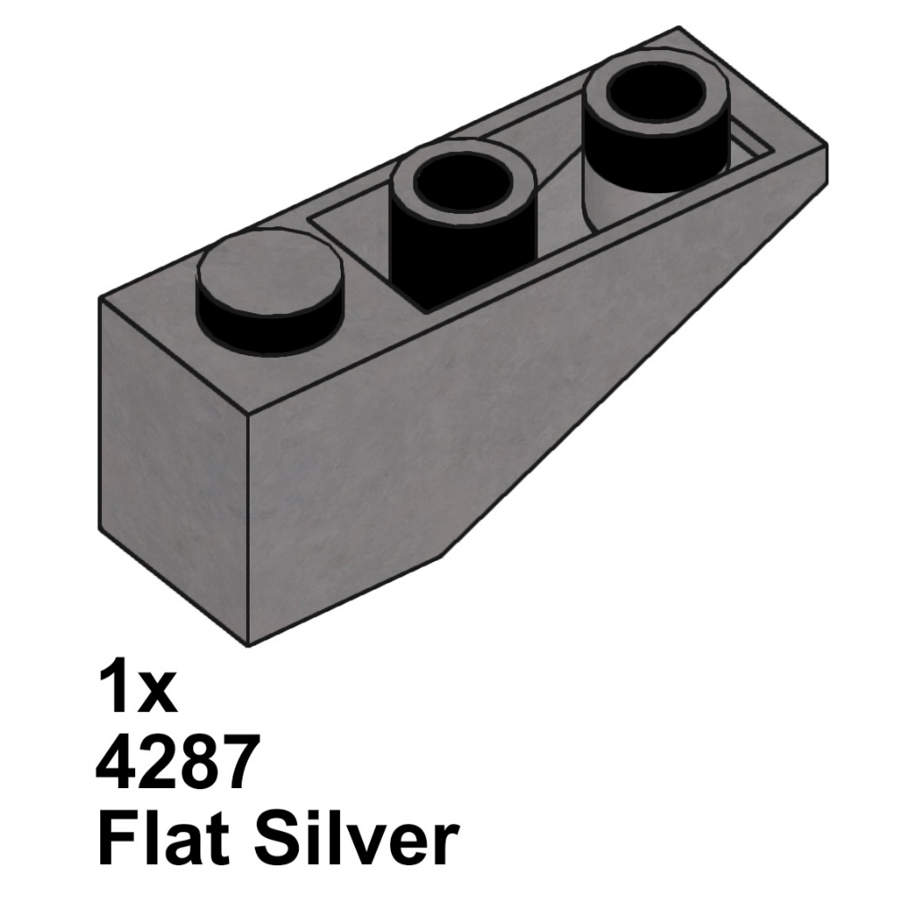 Combo 5 phụ kiện lego moc mã 4287( Đen)