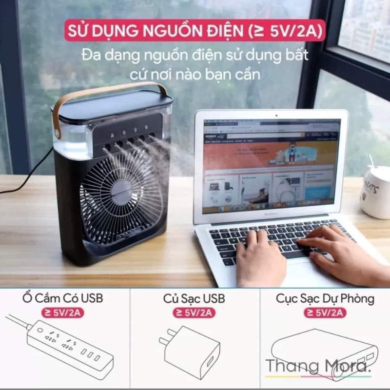 Thanh lý quạt phun sương để bàn mini